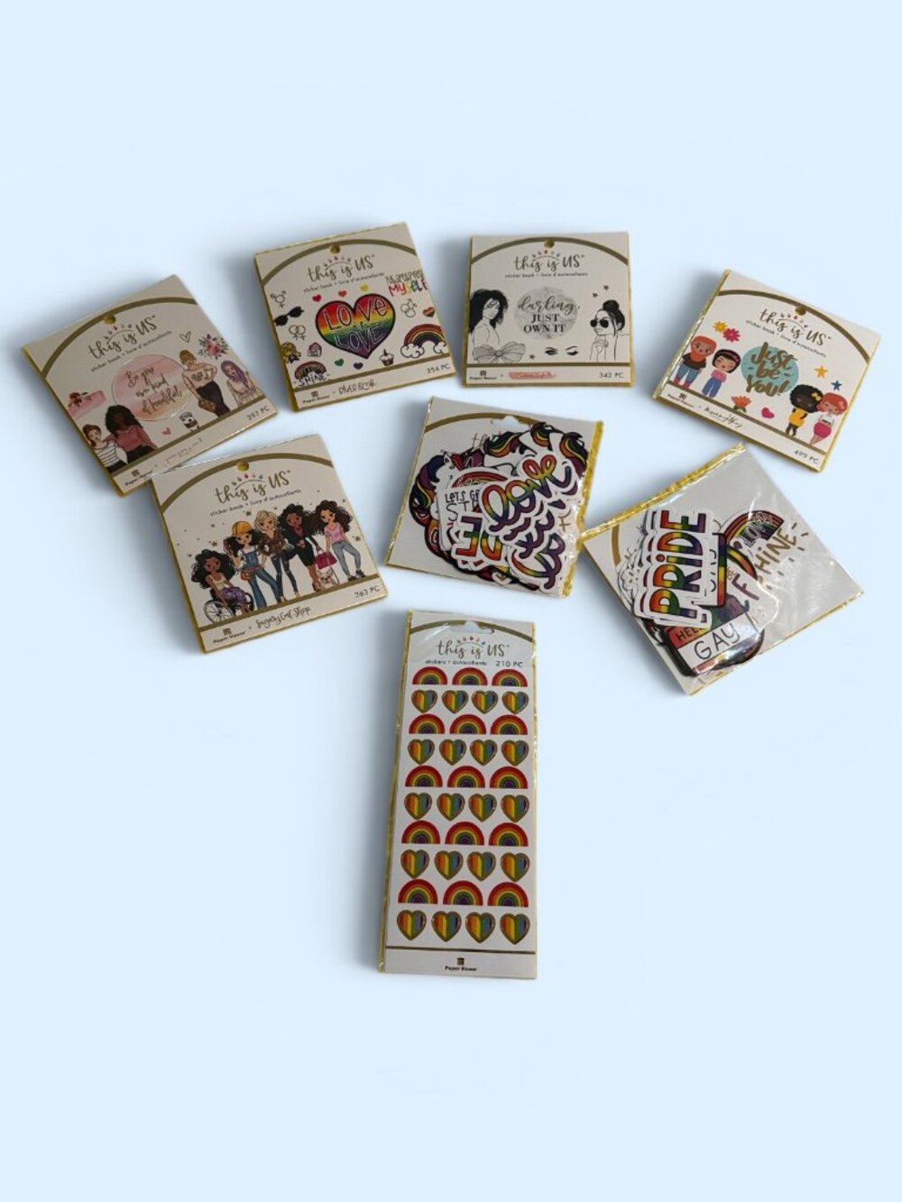 "This is Us" Sticker Books SET of 8 - ALL NEW